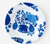 Blue And White Enamel Plate