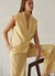 Sasha Wide Leg Trousers Yellow