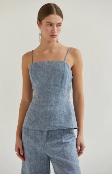 Helen Tone Linen Blue Set