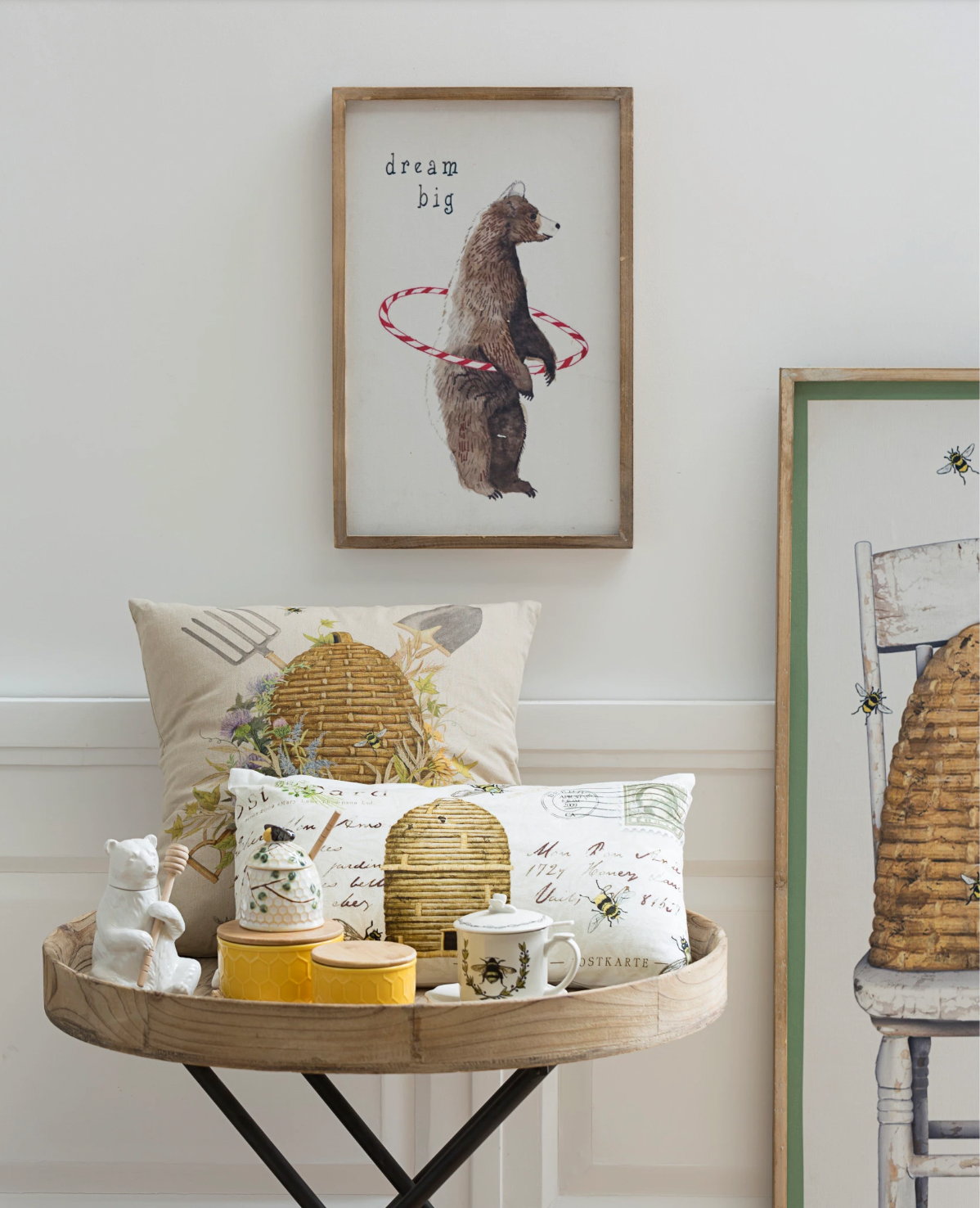 Bear Honey Pot with Honey Dipper