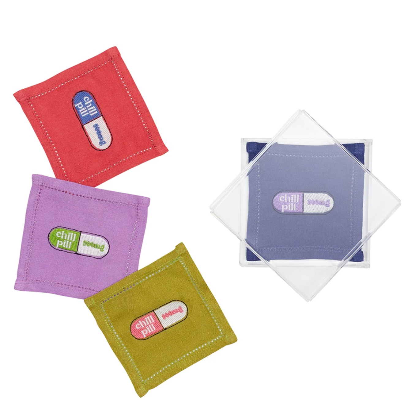 Cocktail Napkin Colors Chill Pill