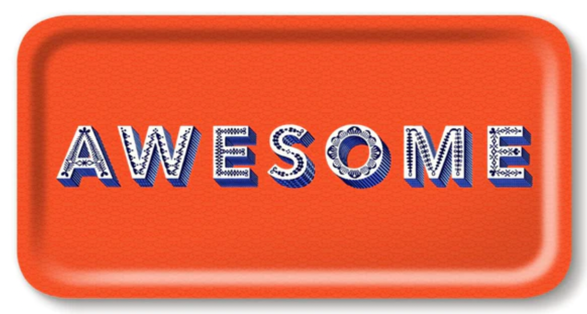 Awesome Orange Tray