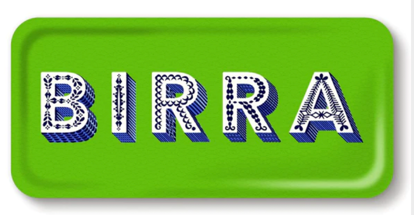 Birra Grass Green Tray