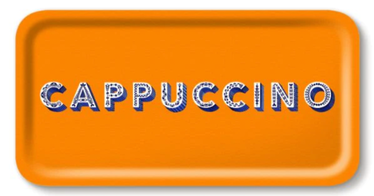 Cappuccino Satsuma Orange Tray