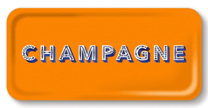 Champagne Satsuma Orange Tray