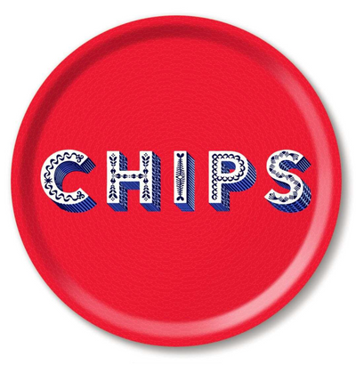 Chips Red Tray