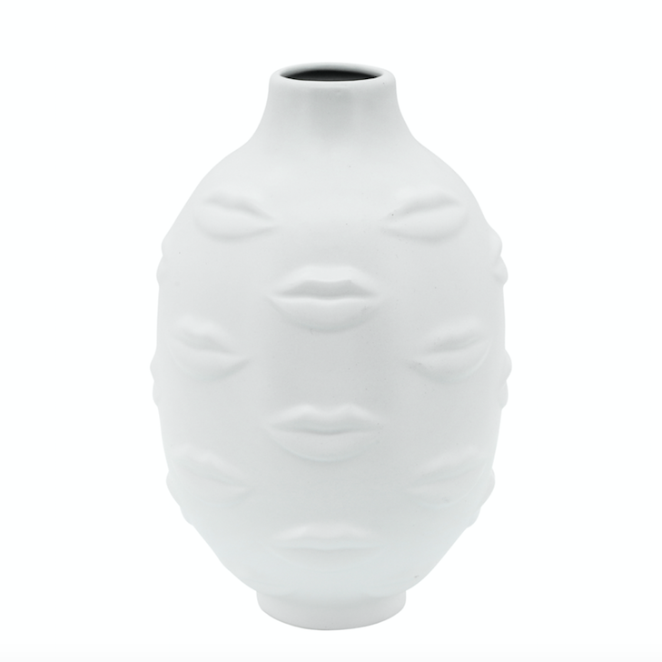 Lips Vase White