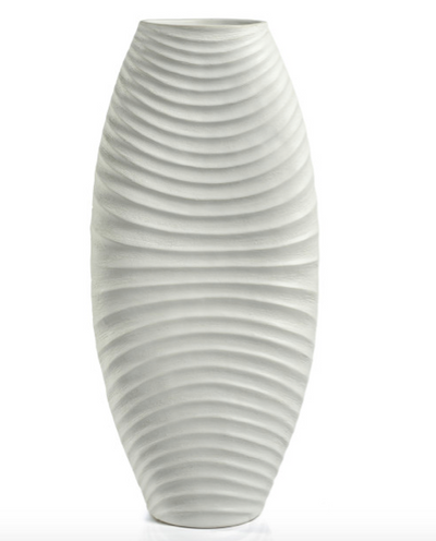 Tayama Rippled Stonware Vase