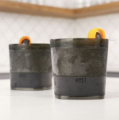 WHISKEY FREEZE COOLING CUP IN SMOKE BY HOST (TWO PACK)