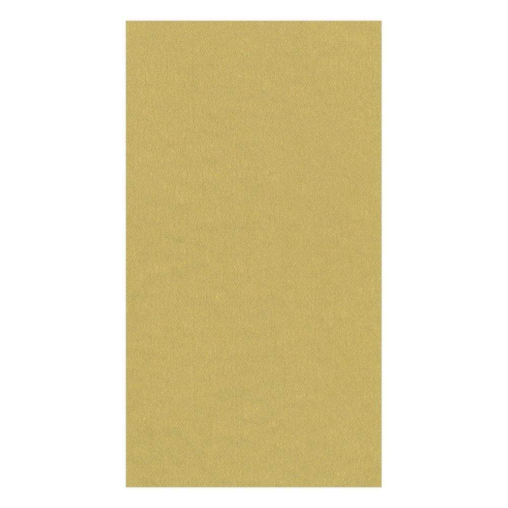 Paper Linen Solid Guest Towel Napkins in Gold