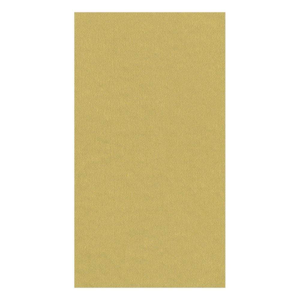 Guest Towel Solid Paper Linen Gold