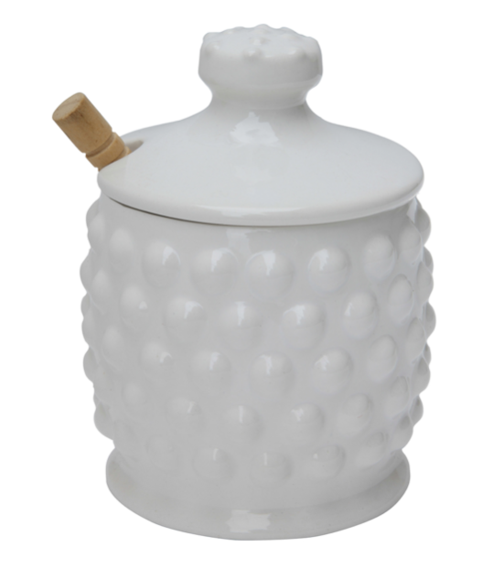 Honey Jar with Honey Dipper