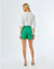 Pleat Linen Shorts