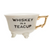Stoneware Footed Teacup with Saying