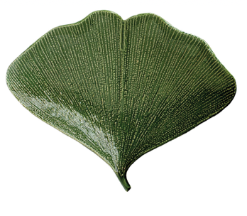 Stoneware Leaf Shaped Plates
