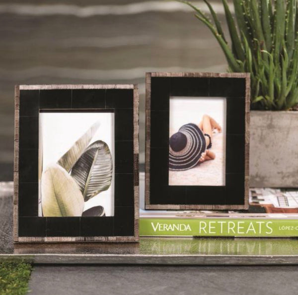 Palm Desert Chiseled Horn Photo Frame Mixo Concept Store