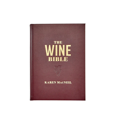 The Wine Bible Burgundy Leather