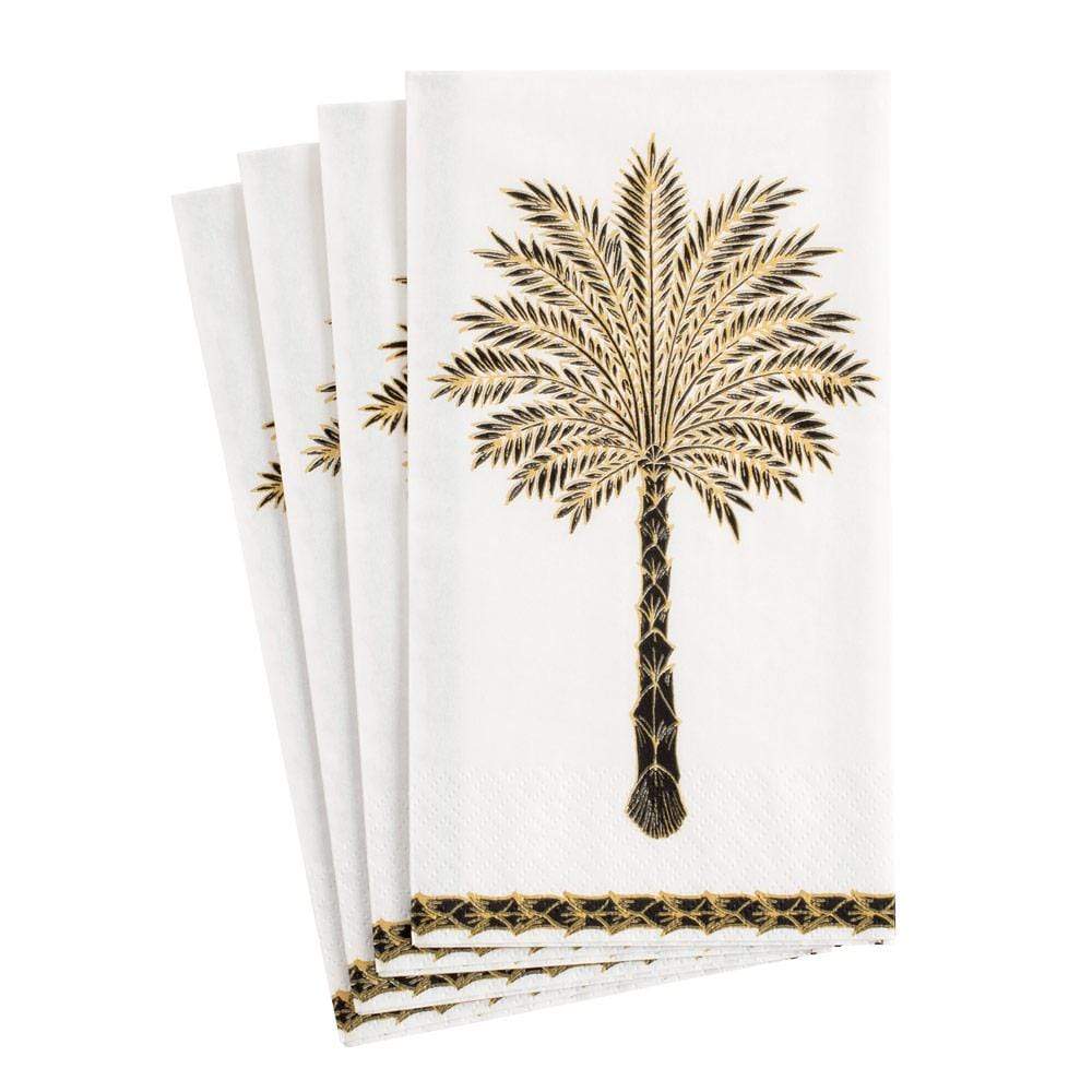 Grand Palms Paper Guest Towel Napkins in Black