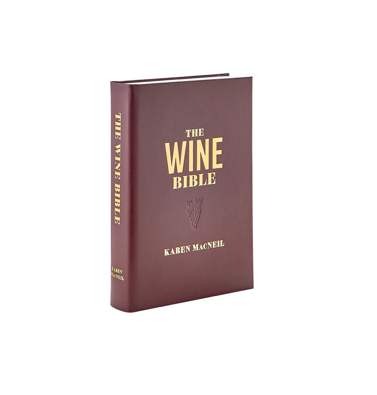 The Wine Bible Burgundy Leather