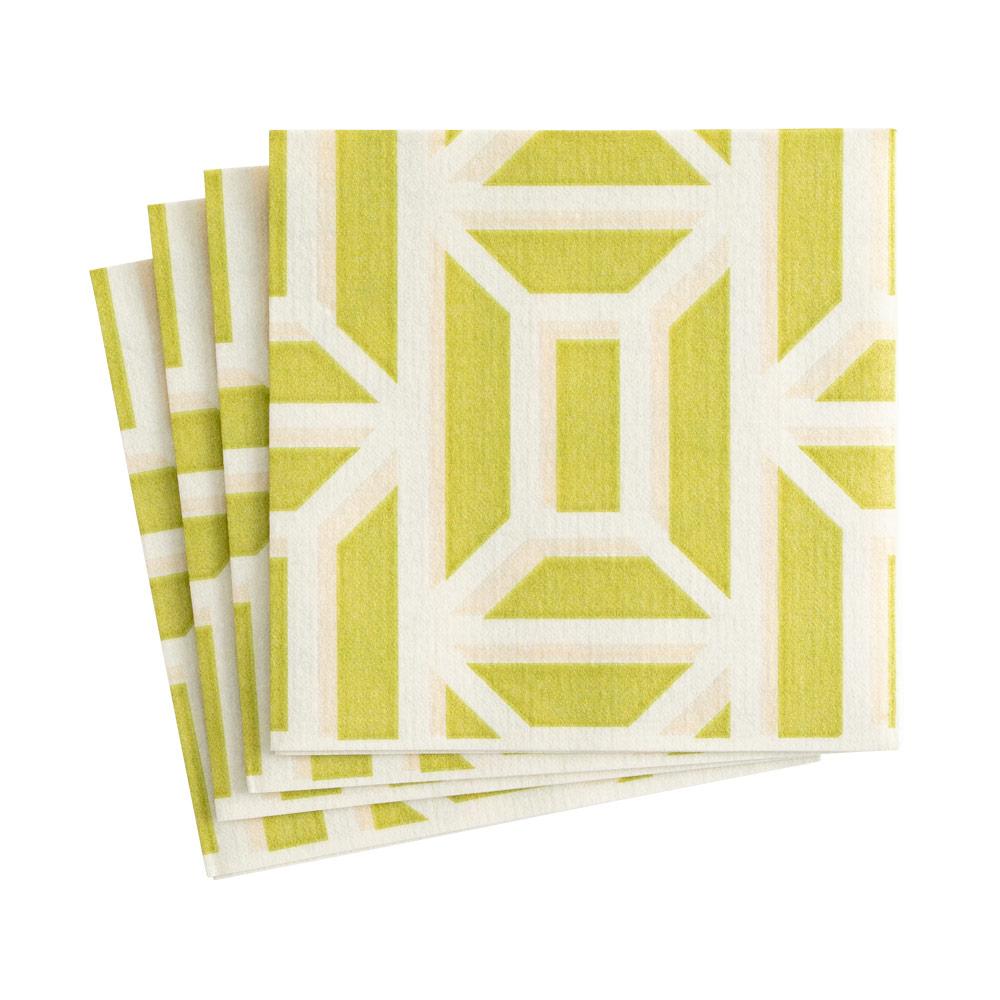 Napkin Airlaid Cocktail Garden Gate Grass-Paper