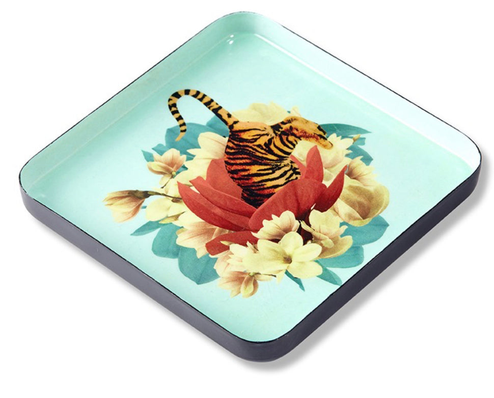 Tiger Flower trinket tray