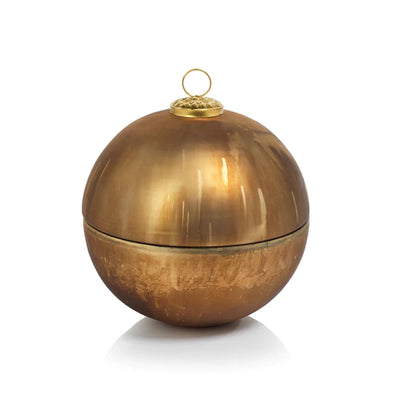 Matt Gold Ornament Ball Scented Candle-Medium