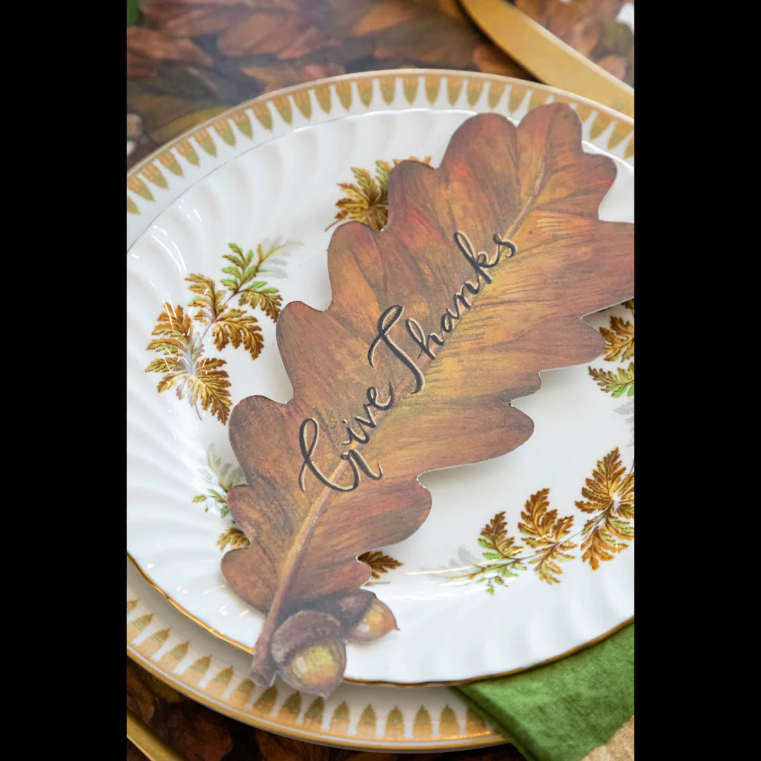 Autumn Leaf Table Accent - Set Of 12