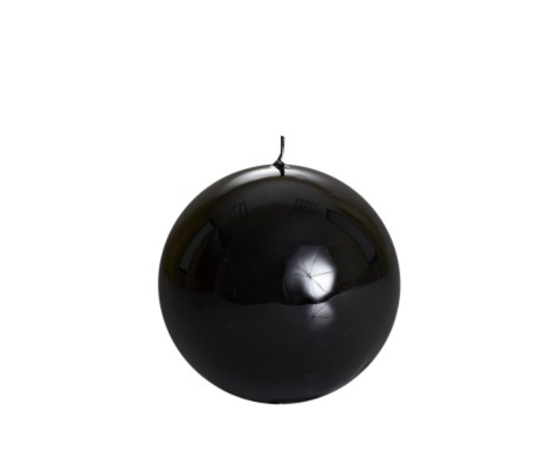 Black Meloria Ball Candle D.100