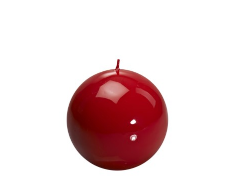 Red Meloria Ball Candle D.100