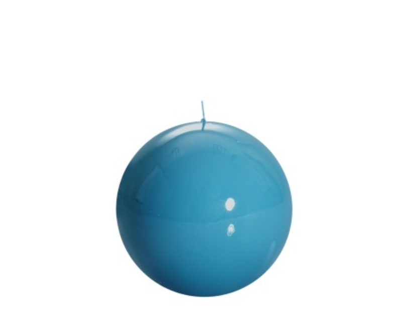 Turquoise Meloria Ball Candle D.100