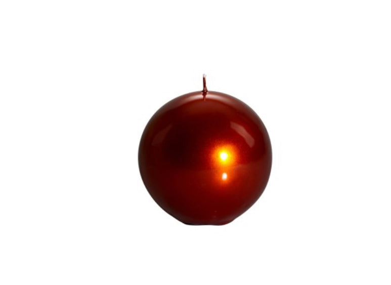 Copper Meloria Ball Candle 100mm