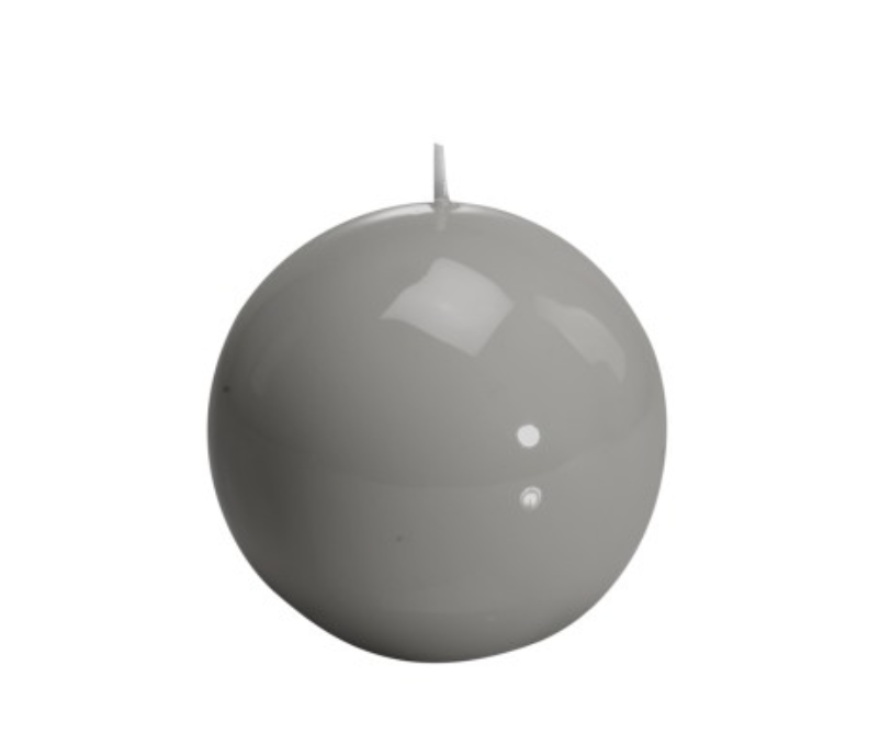 Pearl Grey Meloria Ball Candle D.120