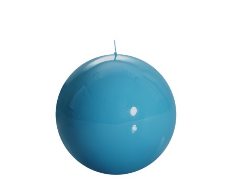 Turquoise Meloria Ball Candle D.120