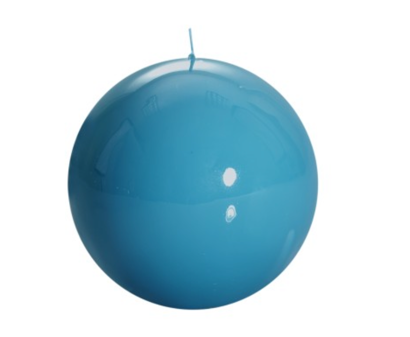 Turquoise Meloria Ball Candle D.150