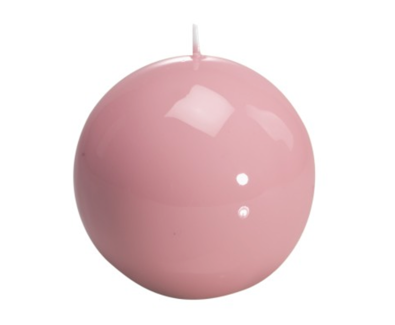Pink Meloria Ball Candle D.150