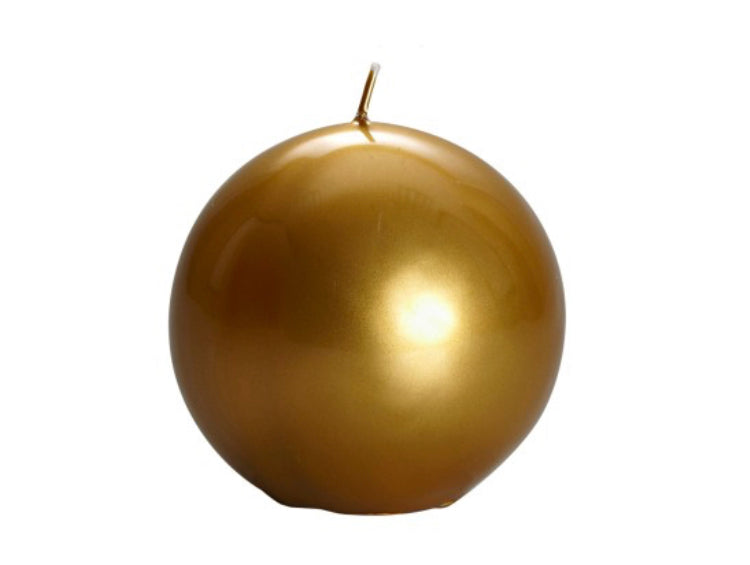 Gold Meloria Ball Candle 150mm