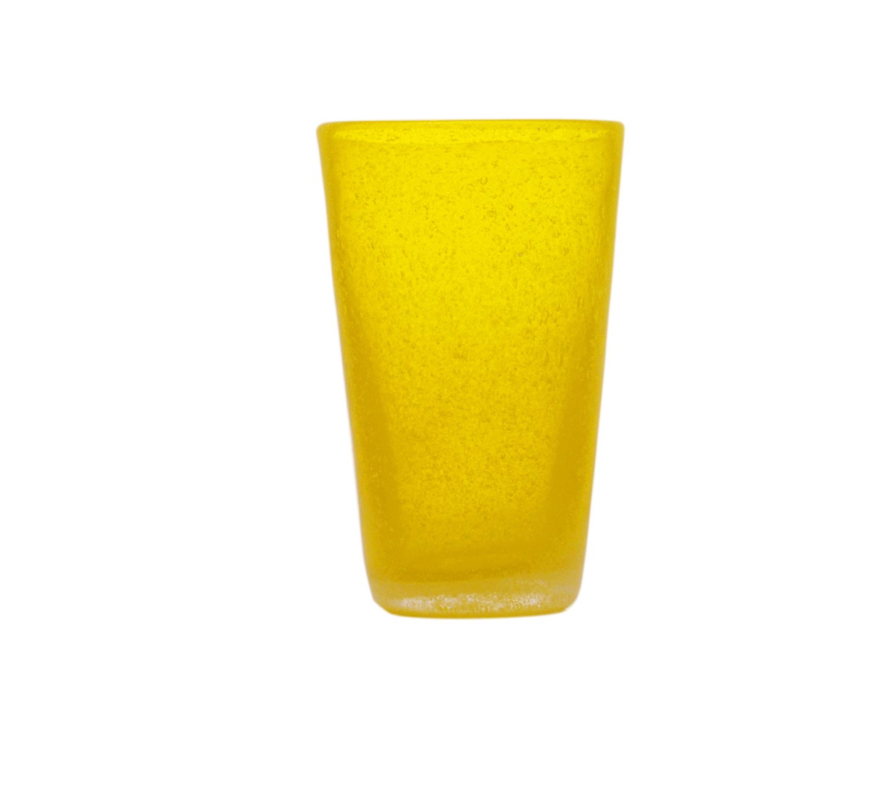 Drink Glass - Yellow Transparent