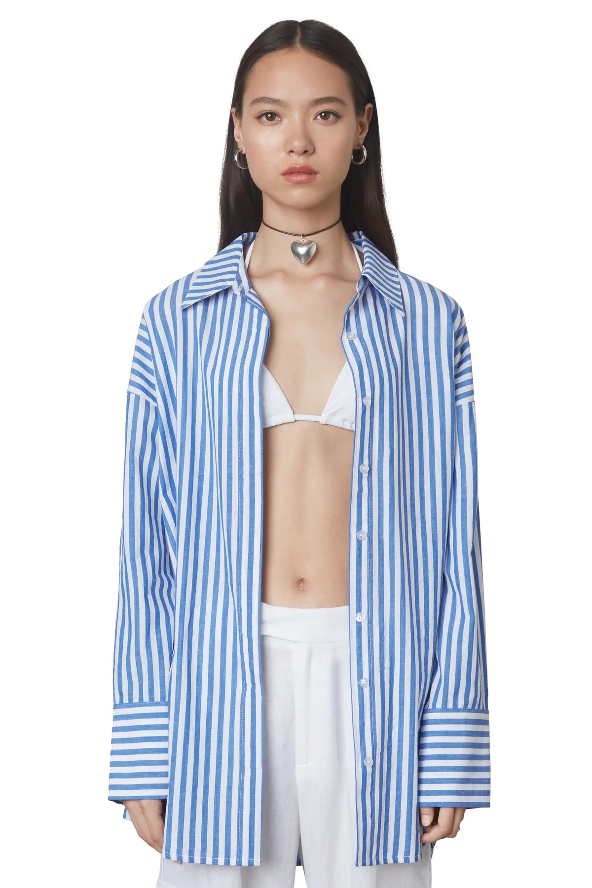 Tony Oversized Shirt Cobalt