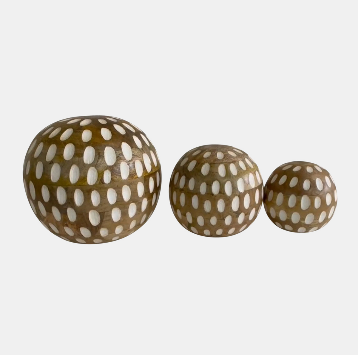 Mango Wood Decorative Ball