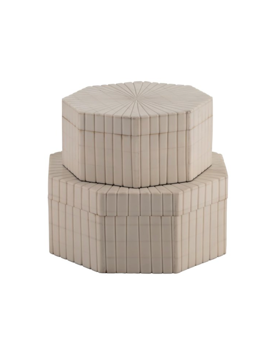 Hxgon Boxes With Ridge