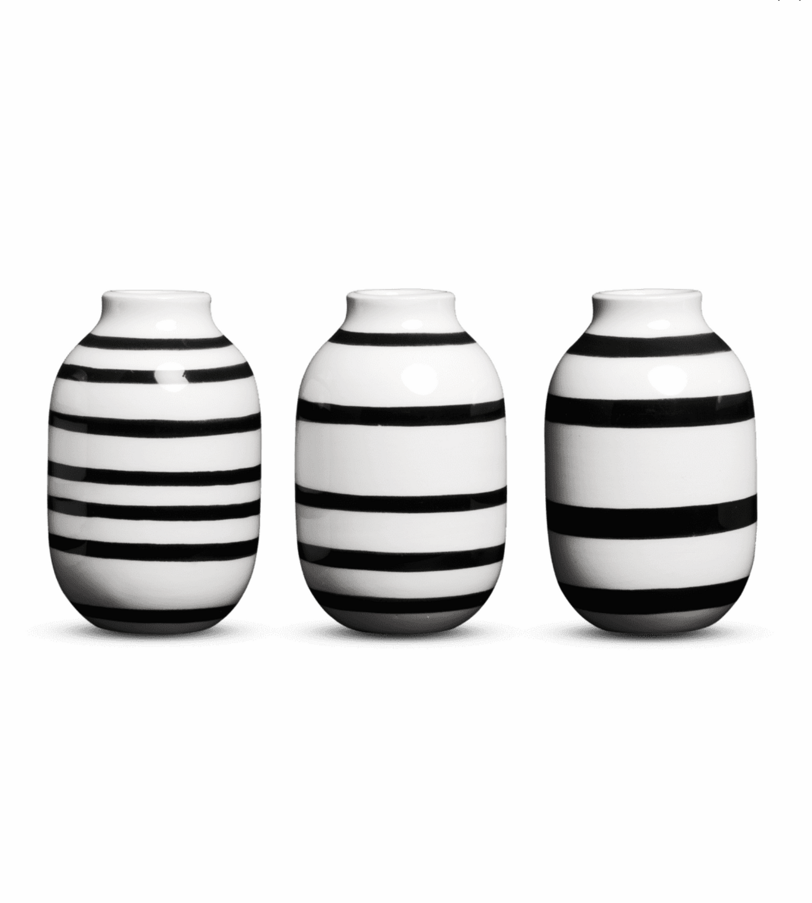 Omaggio Vase Black Miniature