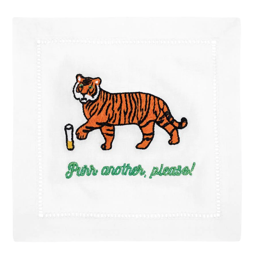 Purr Another Please Napkin