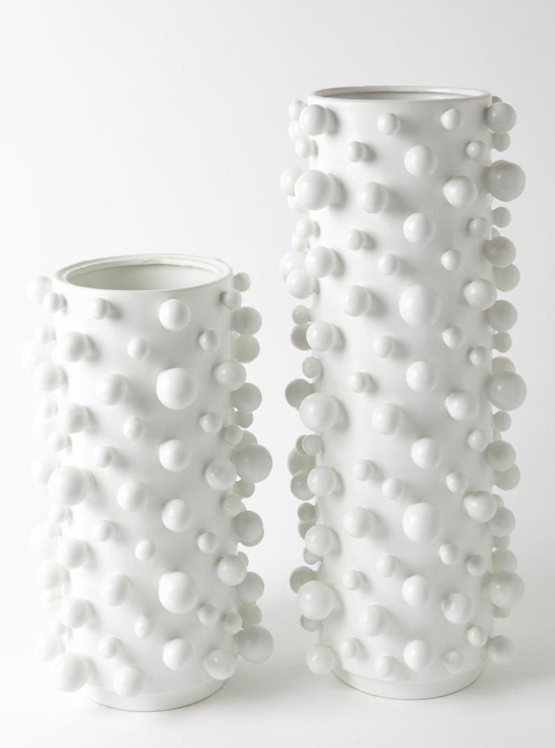 Molecule Vase Matte White Sm