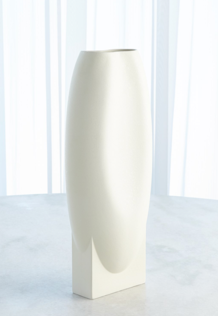 Orpheus Vase-Ivory-Sm