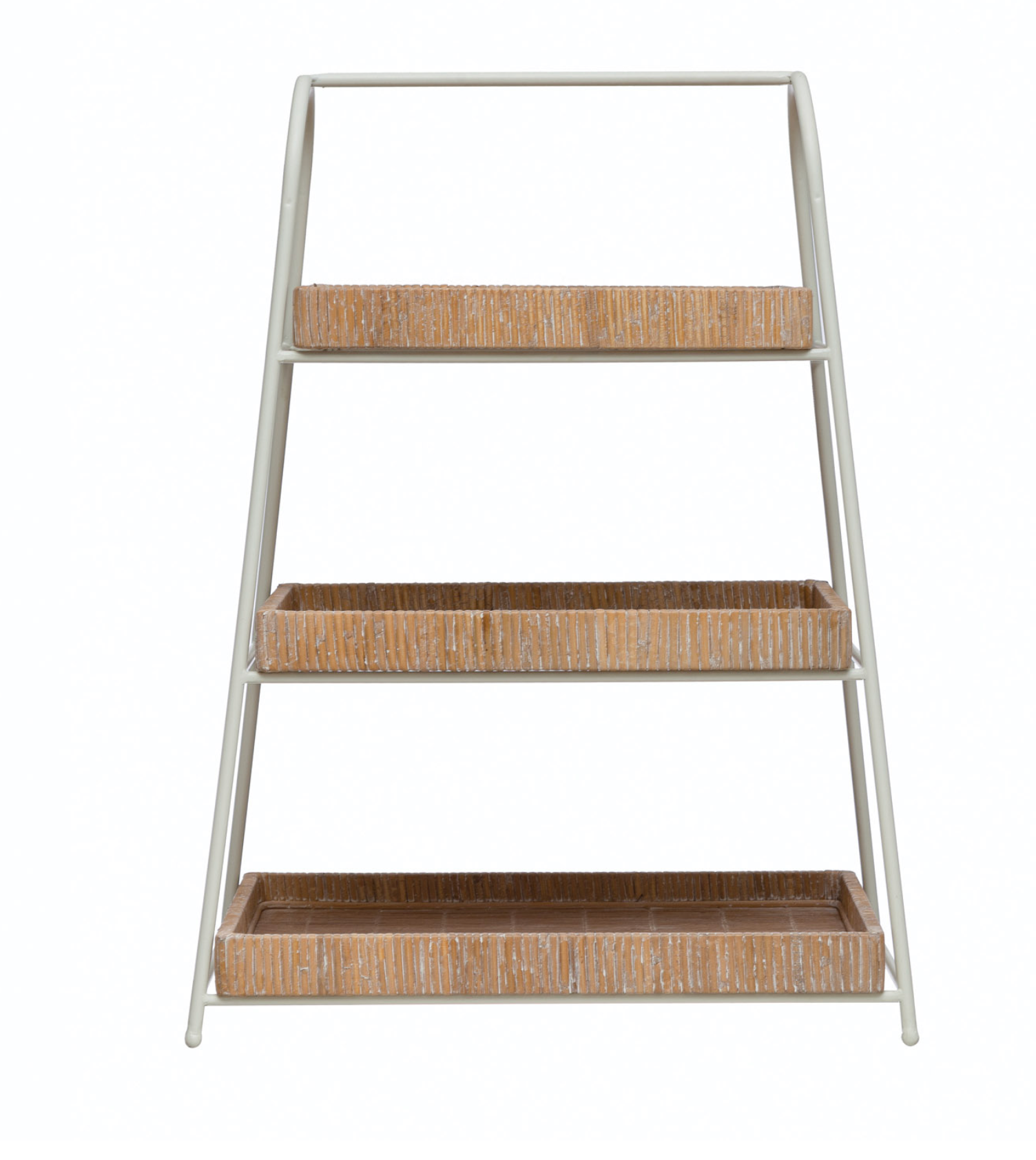 Decorative Metal Wood Bamboo Tray