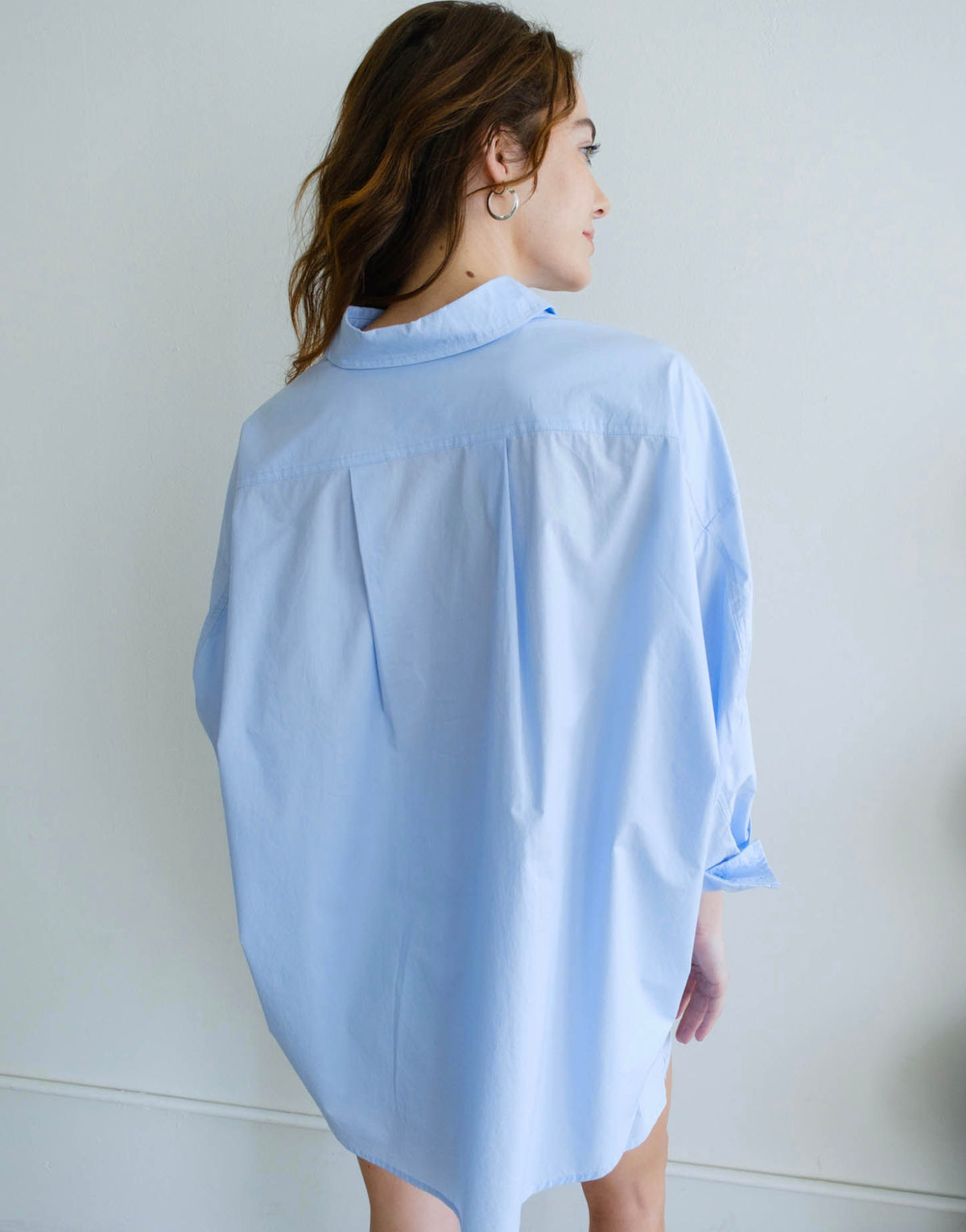 Oversize Button Down Chambray
