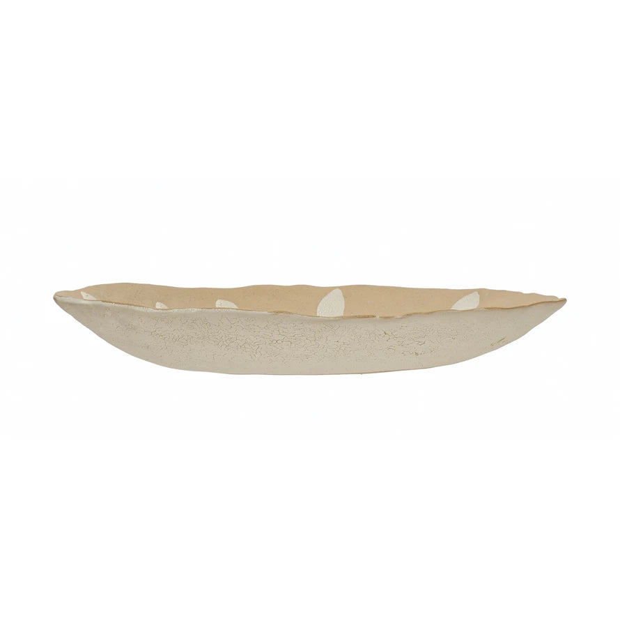 Stoneware Platter Organic Desing