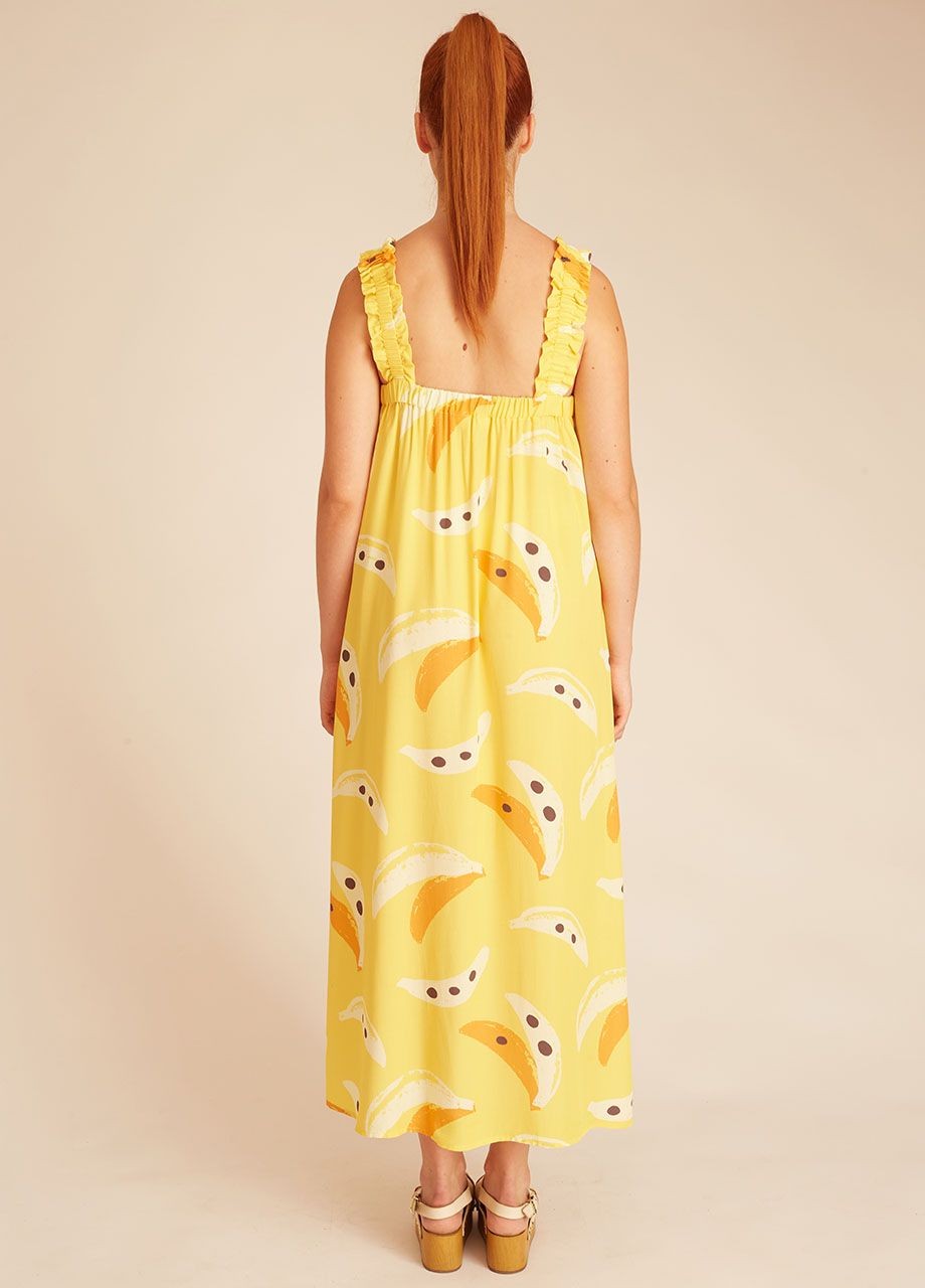 Banana Long Dress