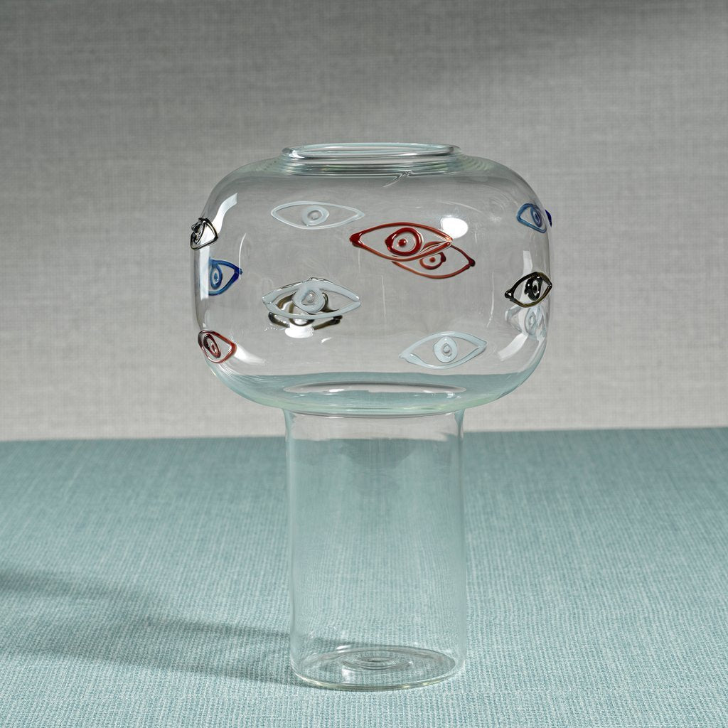 Evil Eye Solanto Glass Vase