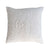 Cotton Pillow w/ Botanical Embroidery